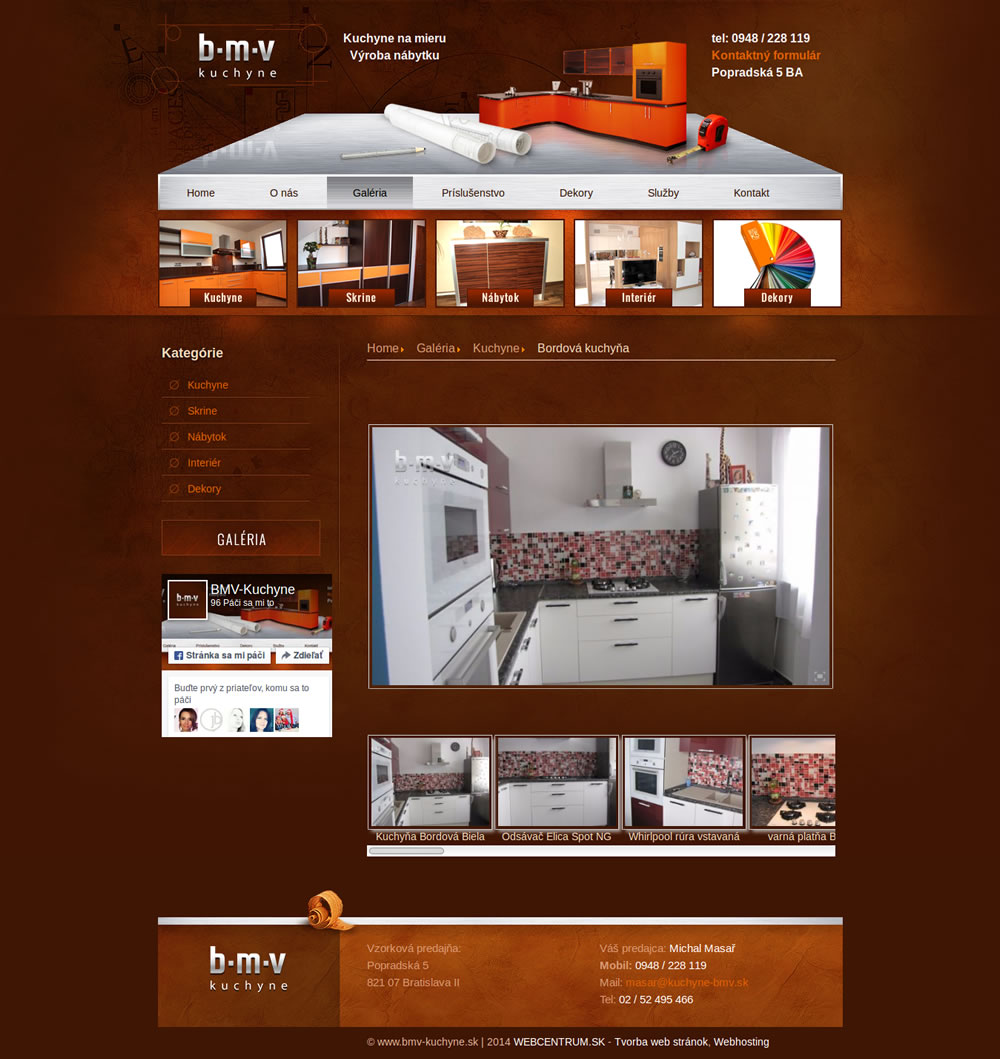 Naša stará web stránka 14 kuchyne-bmv.sk